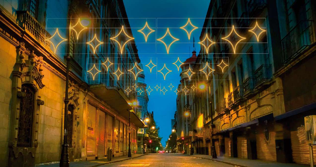 Instalación de iluminación de INTERDEKOR