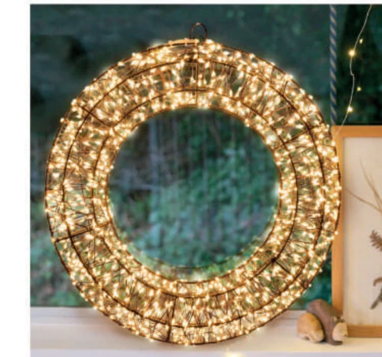Corona Fairy Light 3D con anillo