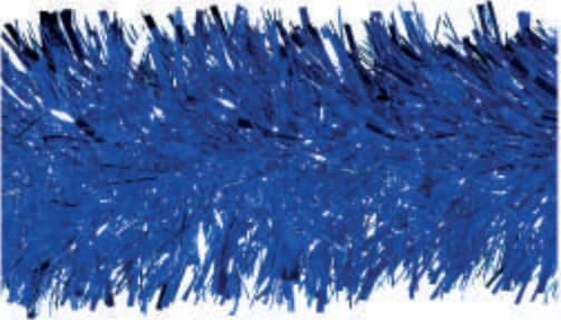 Festón azul metalizado