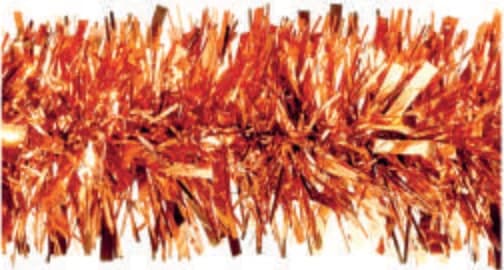 Festón naranja metalizado