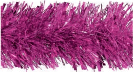 Festón rosa metalizado