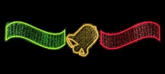 Cenefa tricolor con campana
