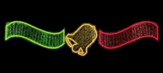 Cenefa tricolor con campana