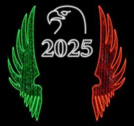 Alas con aguila y 2025