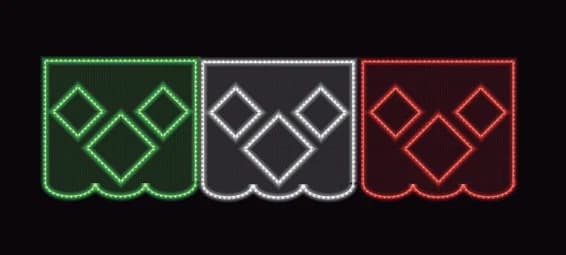 Papel picado tricolor