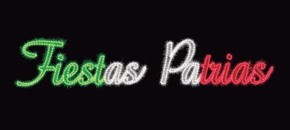 Letrero Fiestas Patrias