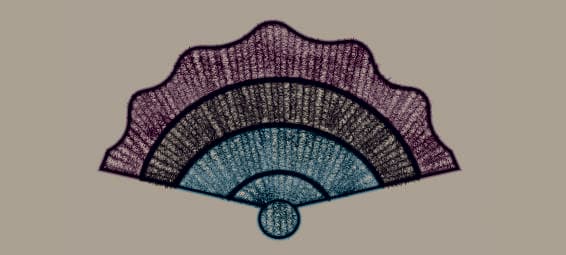 Abanico tricolor