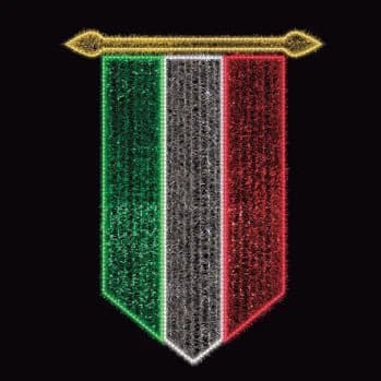 Banderin escudo tricolor