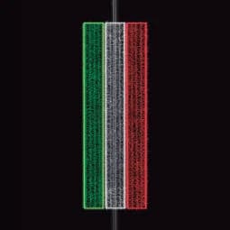 Franja vertical tricolor