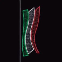 Banderines curvos tricolor