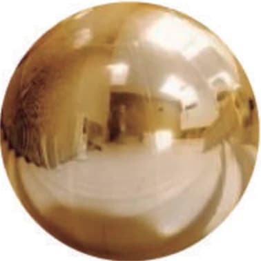 Esfera inflable metalizada dorada