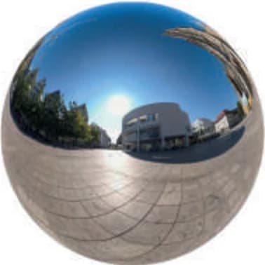 Esfera inflable metalizada plata
