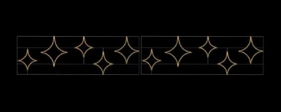 Destellos / estrellas de cuatro puntas