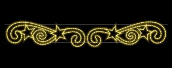 Volutas con estrellas