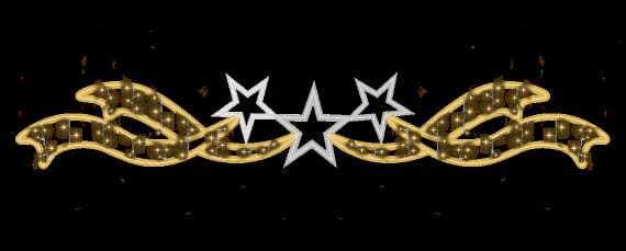 Alas/volutas con estrella central
