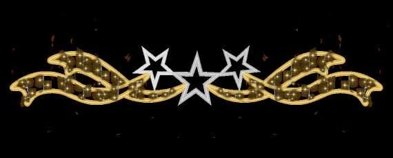 Alas/volutas con estrella central