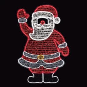 Santa Claus saludando