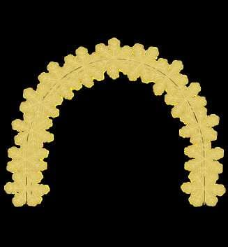 Arco de copos de nieve