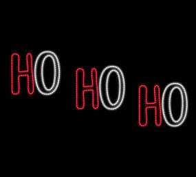 Letrero HO HO HO