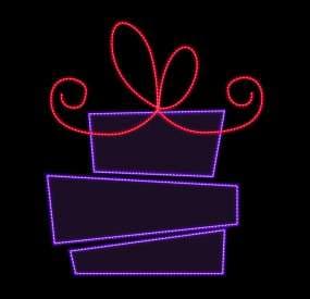 Caja de regalo con moño