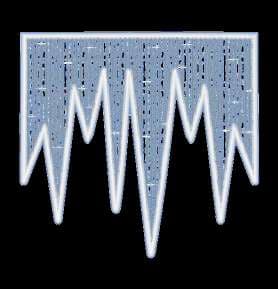 Carámbanos zigzag
