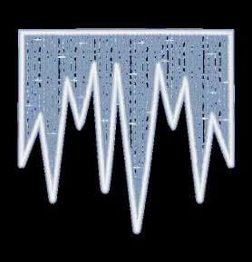 Carámbanos zigzag