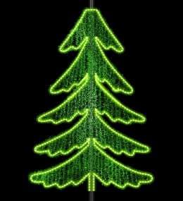 Pino navideño verde