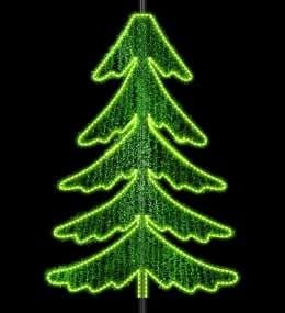 Pino navideño verde