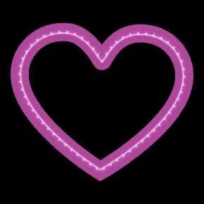 Corazón sencillo silueta