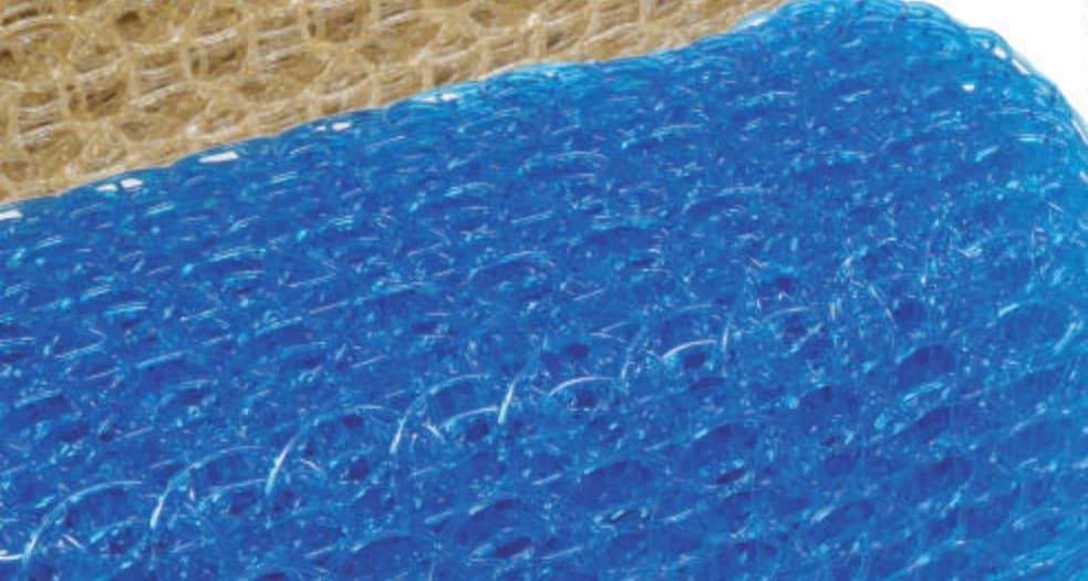 Malla de PVC azul