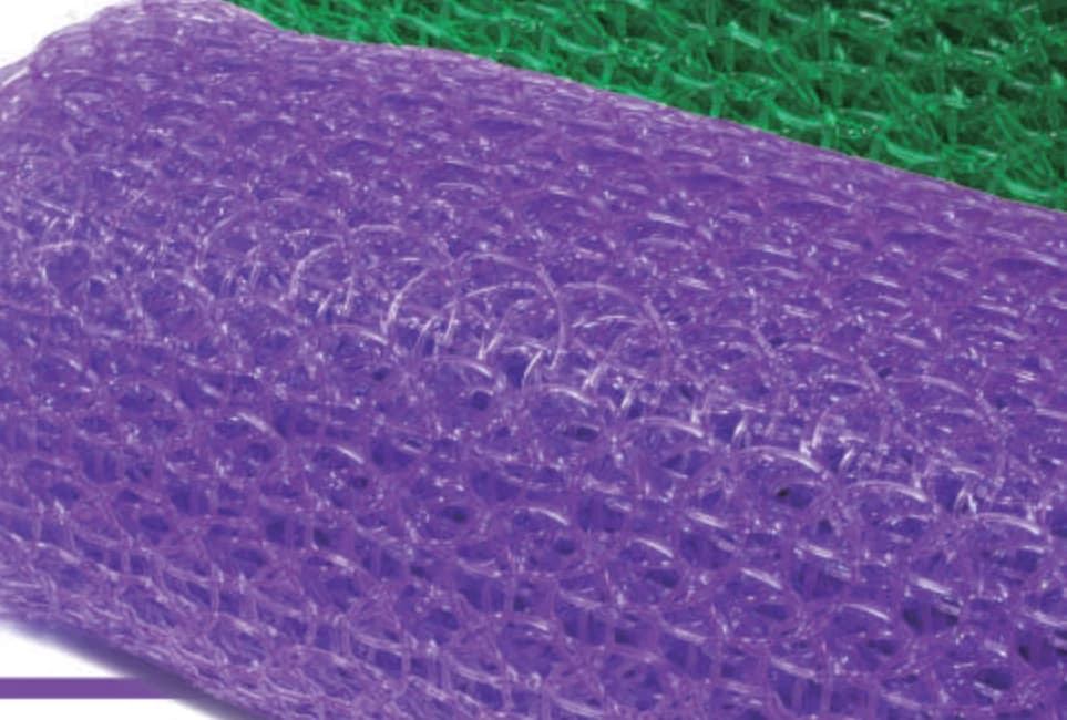 Malla de PVC morada
