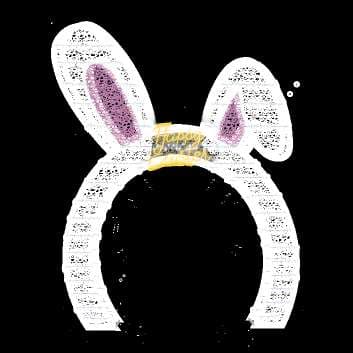 Diadema orejas de conejo
